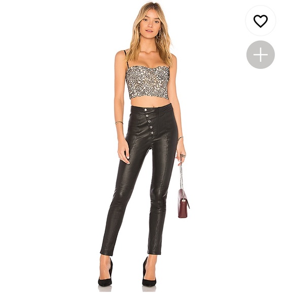 NWT MILLY Karissa Lace Bustier in Ballet - Picture 4 of 7